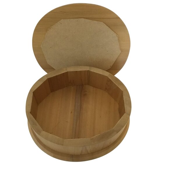 Hand Painted Pumpkin Farmhouse Wood Box Signed Fall Harvest Country Rustic Decor - Picture 7 of 9